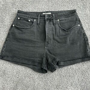 Madewell Curvy High-Rise Denim Shorts